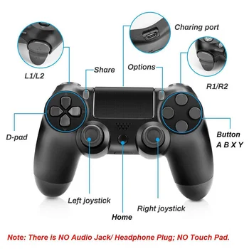 Wireless Controller PS4 Bluetooth Gamepad De PlayStation 4 Pro/Slim/PC/Android/IOS/iPad /Joystick DualShock 4