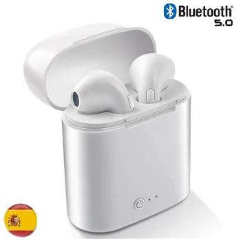 Wireless Mini Sport Bluetooth 5.0 set cu Cască Compatibil cu Toate Telefoane Albe Universale