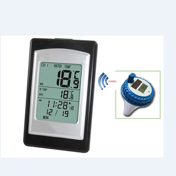 Wireless Piscină Termometru Digital Impermeabil SPA, piscină cu Hidromasaj Termometre Solare Plutitoare Timp de Alarmă de Temperatură Metru