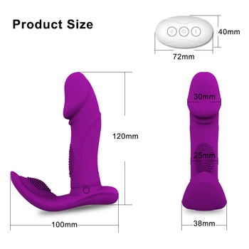 Wireless Portabil Chilotei Penis artificial Vibratoare Jucarii Sexuale pentru Femei Cupluri Adulte de sex Feminin Vaginale G Spot Stimulator Clitoris Sex-Shop