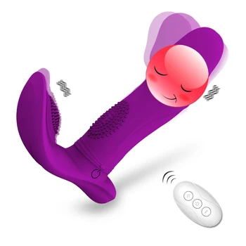 Wireless Portabil Chilotei Penis artificial Vibratoare Jucarii Sexuale pentru Femei Cupluri Adulte de sex Feminin Vaginale G Spot Stimulator Clitoris Sex-Shop