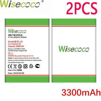 WISECOCO 2 BUC Baterie de 3300mAh Pentru Oukitel C5 C5 Pro Telefon Mobil În Stoc cele mai Recente de Producție de Înaltă Calitate Baterie+Numărul de Urmărire