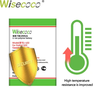 WISECOCO 4400mAh U 22 Baterie Pentru OUKITEL U22 Telefon Mobil În Stoc Baterie de Înaltă Calitate+Numărul de Urmărire