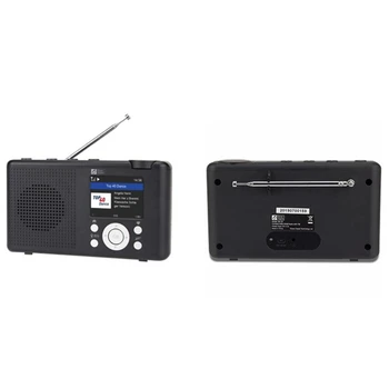 WR-23D Portabil wi-fi Internet Radio Difuzor Bluetooth Multifunctional FM Radio Digital pentru DAN/DAB+ Cu Baterie