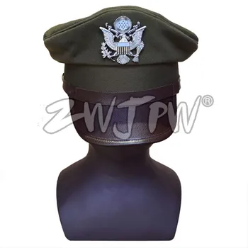 WW2 NE AirR Vigoare AAF Ofițer de Cap Cu Pălărie de Culoare de Argint Insigna NC/401101