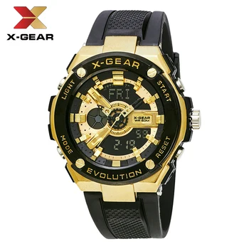 X-GEAR Ceas Barbati Moda Sport Cuarț Ceas Barbati Ceasuri de Top de Brand de Lux din Oțel Complet de Afaceri Impermeabil Ceas Relogio Masculino