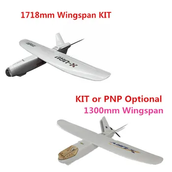 X-Mini uav Avion RC Drone EPO 1300mm/1718mm V3 Anvergura V-coada FPV RC Model de Telecomanda Radio Kit de Aeronave / PN