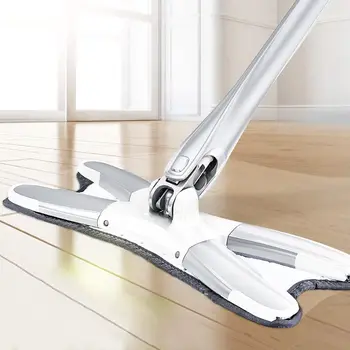 X-tip Microfibra mop podea cu 3pcs mop pânză înlocui Mână-spălare gratuită mop plat Manual de Extrudare Reutilizabile Casa Instrumente de Curățare