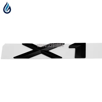 X1 X3 X5 X6 Negru Mat Emblema, Insigna Decal Scrisoare Număr de Autocolante Pentru BMW E53 E70 E71 E72 E84 E83 F25 F15 F16 F26