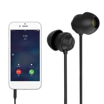 X110 Somn Căști Silicon Moale În Ureche Căști Anti-zgomot, Căști de 3,5 mm setul cu Cască cu Fir pentru iPhone Telefoane Inteligente Android MP3