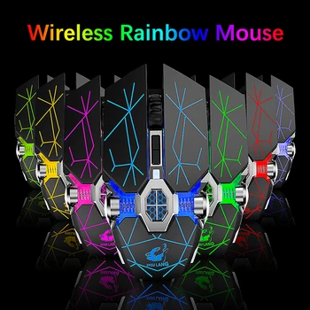 X13 2.4 G Wireless Mouse de Gaming 6 Buton de 2400 DPI USB Reîncărcabilă Dezactiva lumina de Fundal Soareci Mouse Optic, pentru Computer PC Gamer