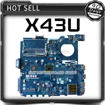 X43U Placa de baza Pentru Asus K43B K43BR K43BY X43U K43U laptop Placa de baza X43U Placa de baza X43U Placa de baza de test OK