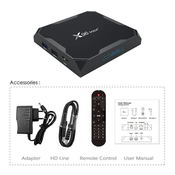 X96Max Plus QHD Android 9.0 TV Set Top Box 4G/64G Suport 2.4/5G wifi 4K FHD QHD Android Smart TV Box X96max plus nu app includ