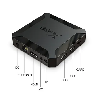 X96Q TV BOX Android 10.0 2020 Allwinner H313 Quad Core 1G 8G 2G16G TV BOX 2.4 G WiFi 4K Media Player Smart TV Set Top Box X96 Q