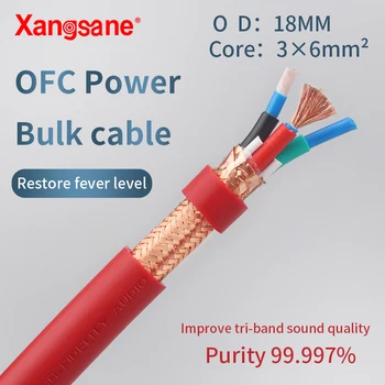 Xangsane M6 HIFI 4N Cupru fără Oxigen (OFC) Audio Vrac cablu Cablu de Alimentare Audiofil DIY de Înaltă Calitate Cablu Manual