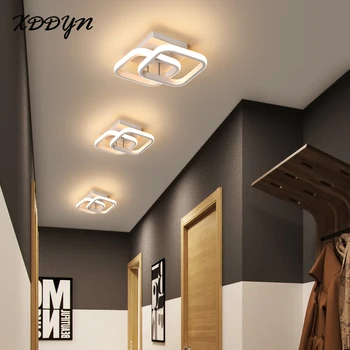 XDDYN lumina plafon pentru coridor, culoar balcon negru/alb cadru plafon lampă coridor corpuri de lampă cu led-uri moderne