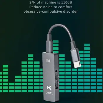 XDUOO Link2 ESS8118EC DSD256 HD HIFI Portabil Decodare Amplificator pentru Căști de Tip C DAC Bass Boost cu 150mW Amplificator