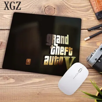 XGZ GTA 5 Negru Logo-ul Laptop de Gaming de Blocare Marginea Mousepad Mari Mouse Pad Joc Gamer Mouse Pad Anime Mousepad Mat Viteza Versiune