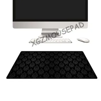 XGZ Mari Gaming Mouse Pad Rafinat de Blocare Edge Negru Logo-ul de Imprimare HD Calculator de Birou Mat de Cauciuc Non-alunecare de Viteza Pentru Lol, Csgo
