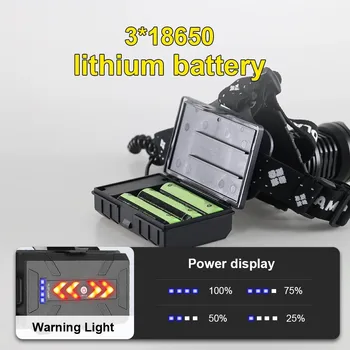 XHP100.3 XHP90.3 led-uri faruri mai puternice usb Far 18650 baterie reîncărcabilă cap lanterna XHP70 lampă de cap lanterna felinar