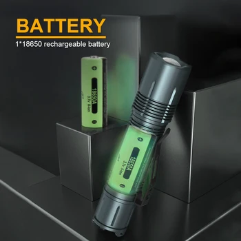 Xhp50.2 Led-uri Puternice Lanterna USB Reîncărcabilă Lanterna Tactice 18650 Baterie rezistent la apa IPX6 Portabil Tabără Felinar Lampa
