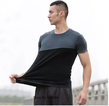 Xiaomi Bărbați împletit sport T-shirt uscare Rapidă elasticitate Mare Confortabil respirabil Reflectorizante de formare de Fitness maneci Scurte