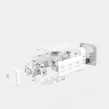 Xiaomi Mi Multifunctional Verticale prelungitor 3 Porturi USB de Încărcare 250V 10A 1.7 m Extindere a UE Priză Întrerupător Priză Priză de Siguranță