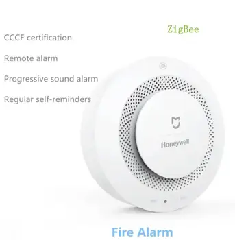 Xiaomi Mijia Honeywell Alarmă de Incendiu Detector de Control de la Distanță Sonoră Alarmă Vizuală de Noticare a Lucra cu Mi APP Acasă