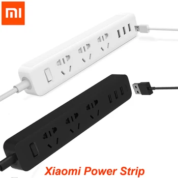 Xiaomi prelungitor Priza Cu 3 Extensie USB Plug Socket Multifuncțional Încărcare Rapidă prelungitor 10A 250V 2500W