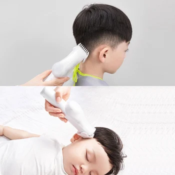 Xiaomi Rushan Electric de Tuns USB Reîncărcabilă Ceramice Cutter Copilul de Tuns Cu Cutie de Depozitare pentru Copii Tunsoare