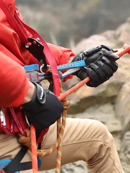 XINDA profesionale de Sport în aer liber Deget plin de Vacă Alpinism Mănuși Rock Urca în Pantă Drumeții Anti-Alunecare, rezistent la Uzură mănuși