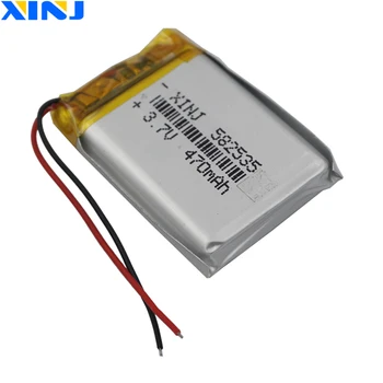 XINJ 10buc 3.7 V 470mAh litiu-polimer baterie lipo de celule 582535 Pentru ceas inteligent MP3/MP4 player de muzică DVC DVR Camera ceasuri DVD