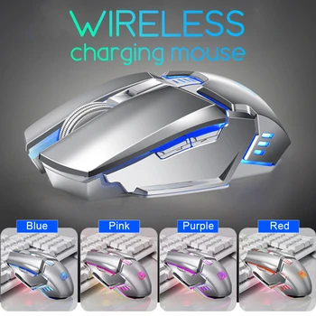 Xinmeng Mamba Wireless Gaming Mouse, Touchpad-ul de Încărcare USB Optic Bluetooth Soareci Pentru Calculator, Laptop, Tableta Reglabil LED-uri Lumina