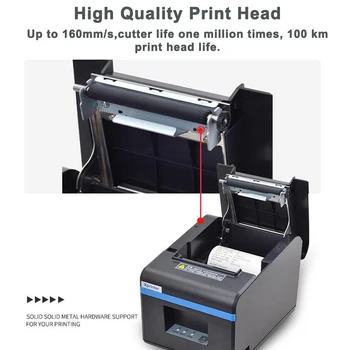 Xprinter 80mm Primirea Termice Imprimante POS, Imprimanta de Bilete, Cu Auto-Cutter Pentru Bucatarie USB/Ethernet Suport Sertar de Bani ESC/POS