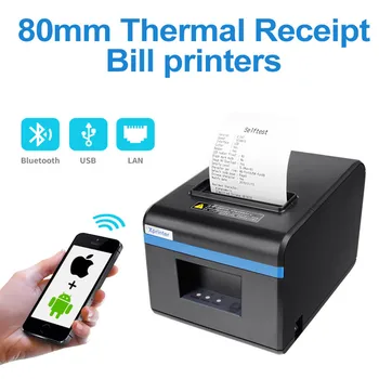 Xprinter 80mm Primirea Termice Imprimante POS, Imprimanta de Bilete, Cu Auto-Cutter Pentru Bucatarie USB/Ethernet Suport Sertar de Bani ESC/POS