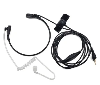 XQF 2 buc Gât Microfon Mic Tub de Aer Cască Cască ASV pentru ICOM, Yaesu Ham Radio IC-A1 IC-A3 IC-F3 VX-500 Walkie Talkie