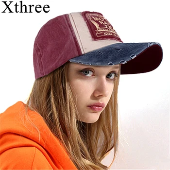 Xthree bărbați snapback pălării de baseball capac montat capacul ieftine hip hop pălării pentru femei gorras refuz curbate pălărie capac en-gros