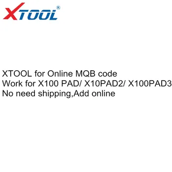 XTOOL Online MQB cod Muncă pentru X100 PAD/ X10PAD2/ X100PAD3 Nu este nevoie de transport,se Adaugă online