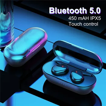 Y30 TWS de Amprente Touch Bluetooth 5.0 Căști Wireless 4D Căști Stereo Activ de Anulare a Zgomotului de Gaming Headset