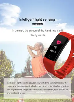 Y5 Brățară Inteligent Bluetooth Trupa Ceas Sport Fitness Urmări Pedometru Auzi Rata De Tensiunii Arteriale Monitor, Ecran Color