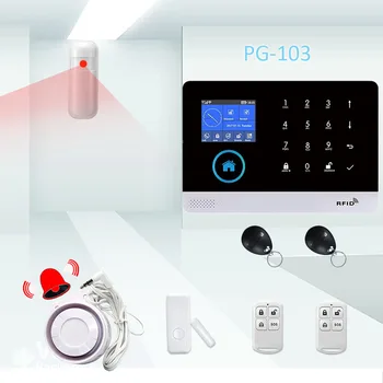 YAOSE 3G WIFI Gratuit transport Smart home securitate alarmă sistem de 2.4 inch TFT LCD colorat Ecran Wireless de alarmă antifurt acasă