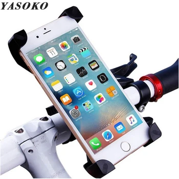 YASOKO Biciclete Suport Stand Pentru Telefon Mobil 360 Rotativ Reglabil Bike Mount Biciclete Suport Pentru iPhone Samsung GPS