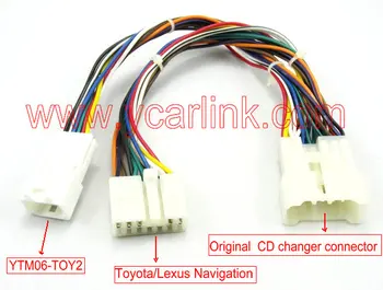 Yatour pentru Toyota Mic la Mare Y cablu adaptor (YT-SBY) pentru Toyota/Lexus cu plug de sex masculin în cotiera centrală cutie
