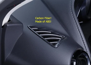 Yimaautotrims se Potrivesc Pentru Mazda 2 Demio - 2019 Față tabloul de Bord Aer AC de Aerisire Trim / Mat Stil / Aspect Fibra de Carbon