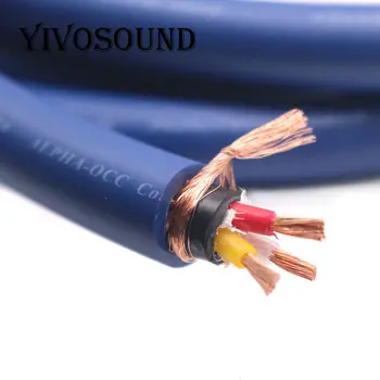 Yivosound FP-3TS20 HIFI OFC scut OCC Cupru Pur Cablu de Alimentare Cablu de Sârmă