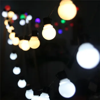 YIYANG 10M 38 Bile Mari de 5cm KTV Lumini de Vacanță Glob Luces Vacaciones Casa Jarden Decoracion Navidad AC220V Șir LED Lumina