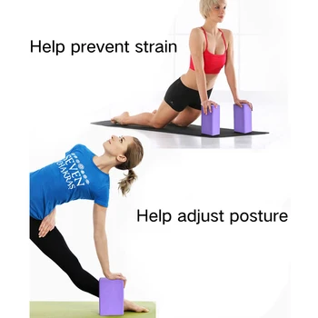 Yoga Caramida Sală de Fitness Sport de Antrenament 4 Culori Spumă EVA Culturism Meditație Pilates Exercițiu de Stretching Accesorii Bloc