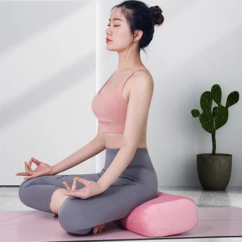 Yoga Sustine Pernă de Meditație și de Suport Dreptunghiular de Yoga Pernă de Mașină de spălat cu Mâner