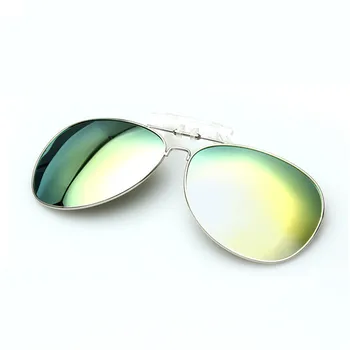 YOOSKE Clip pe Polarizat ochelari de Soare Barbati Femei Clasic Pilot Ochelari de Soare UV400 Clip Miopie Ochelari de Conducere de Noapte Ochelari