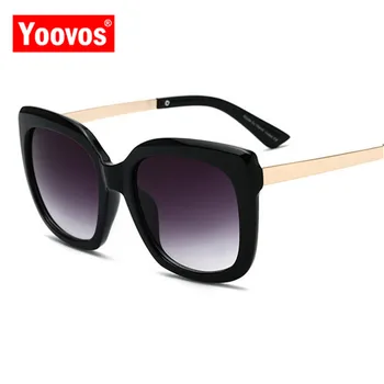 Yoovos 2021 Retro Brand de Lux ochelari de Soare Femei/Bărbați Metal Clasic de Ochelari de vedere pentru Femei de Moda de Cumpărături Gafas De Sol Mujer UV400